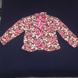 Girls flower blazer